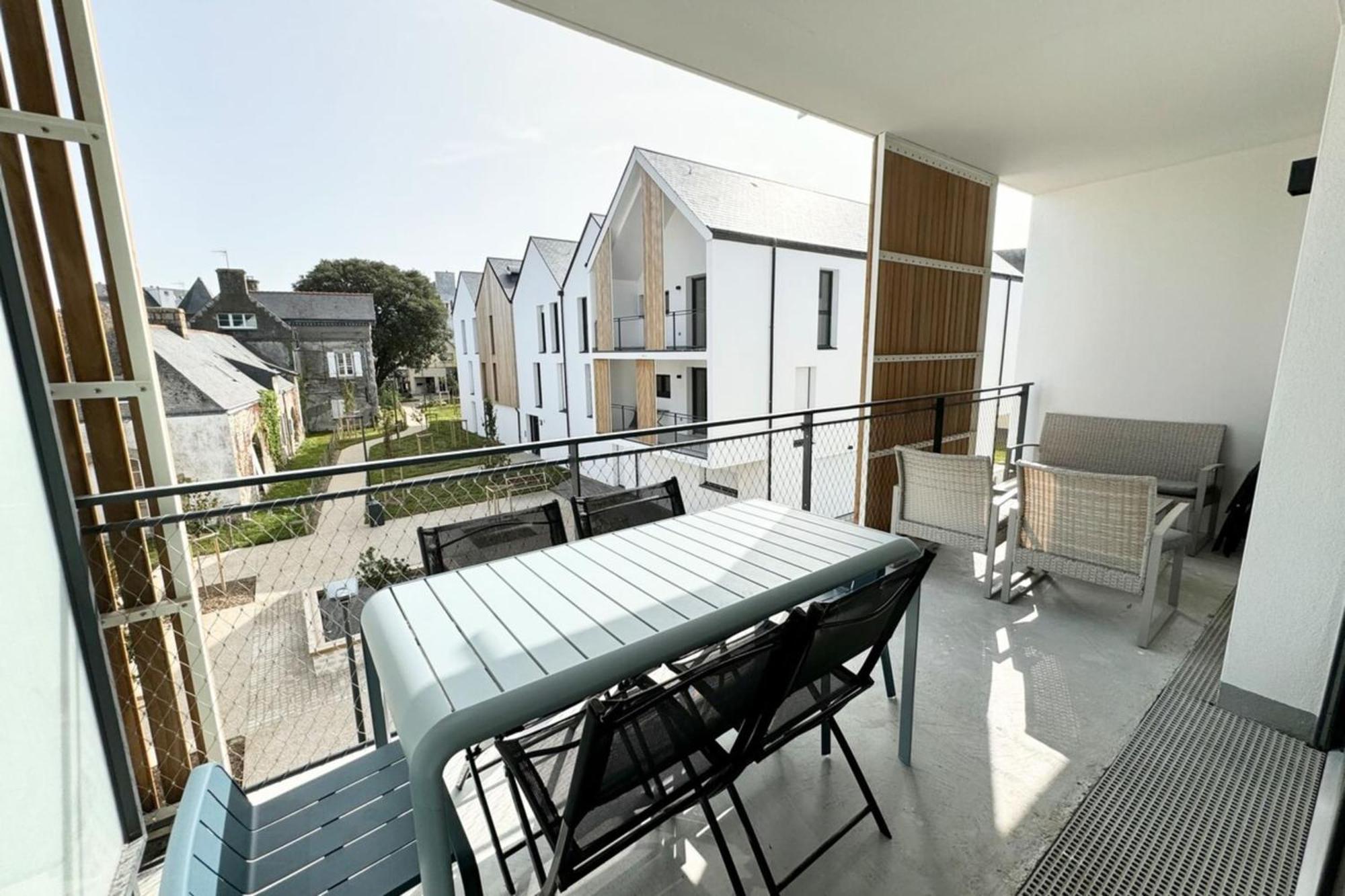T3 De Standing Plein Bourg - 100M Des Plages Saint-Pierre-Quiberon Bagian luar foto